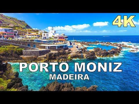 PORTO MONIZ - MADEIRA 4K NATURAL LAVA SWIMMING POOLS