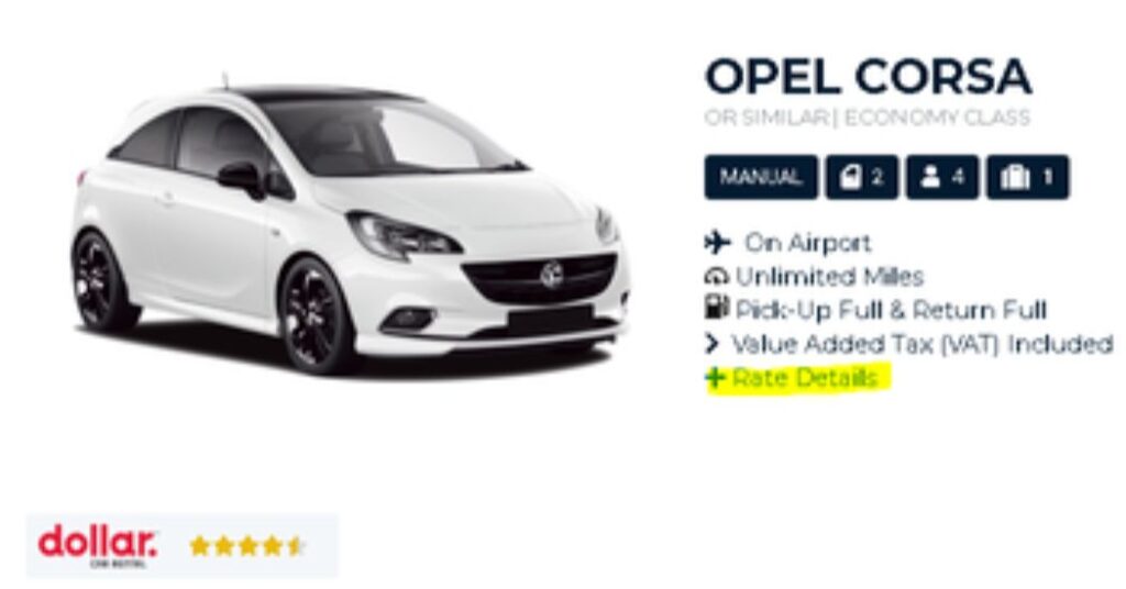 Dollar Rent A Car