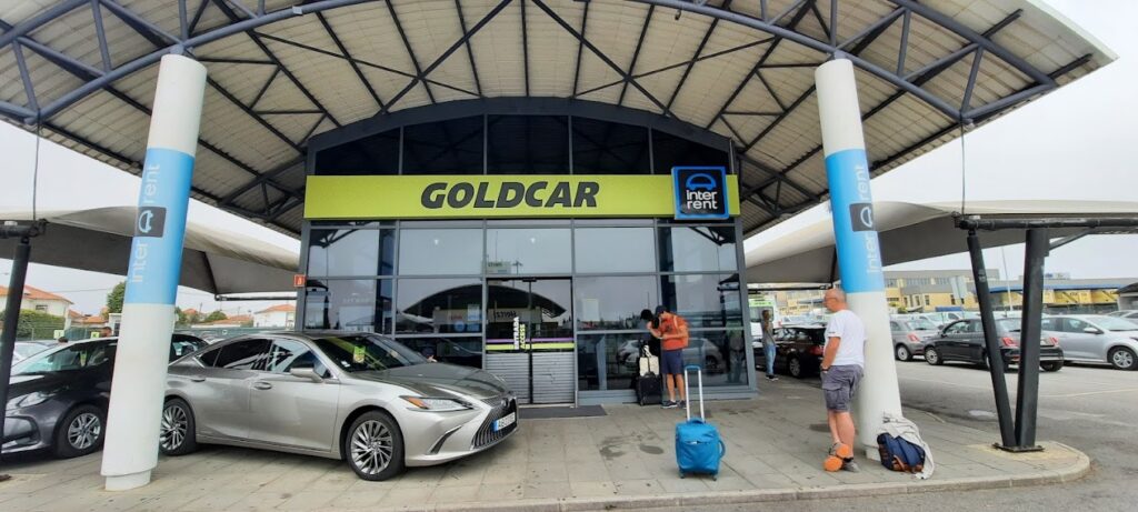 Goldcar car hire Porto