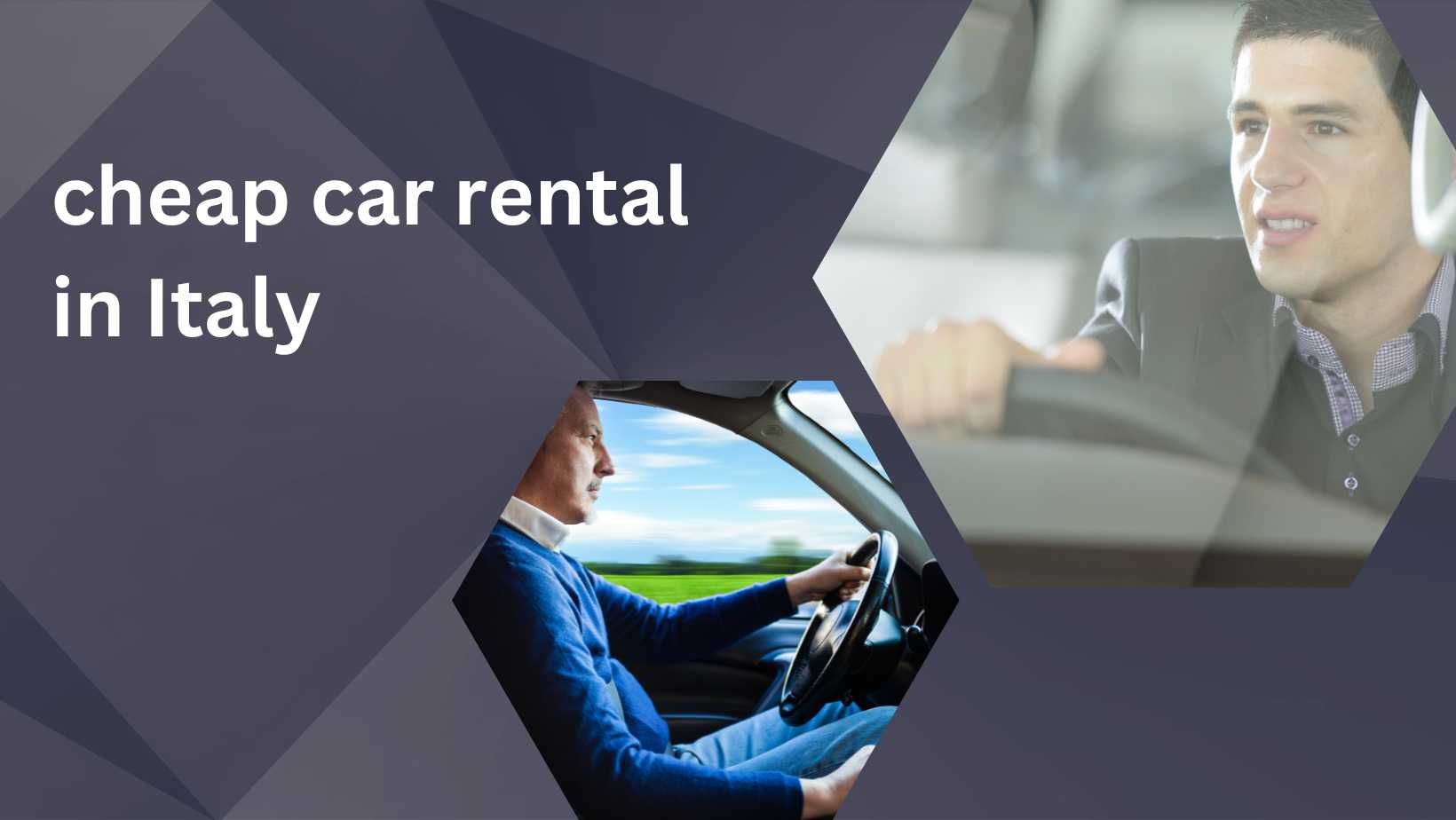 cheap car rental in Italy
