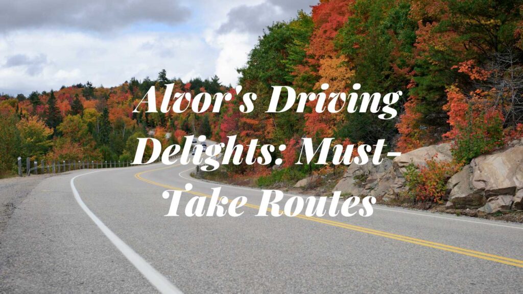 Scenic driving routes in Alvor