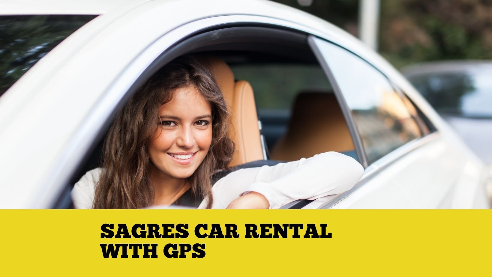 Sagres car rental with GPS