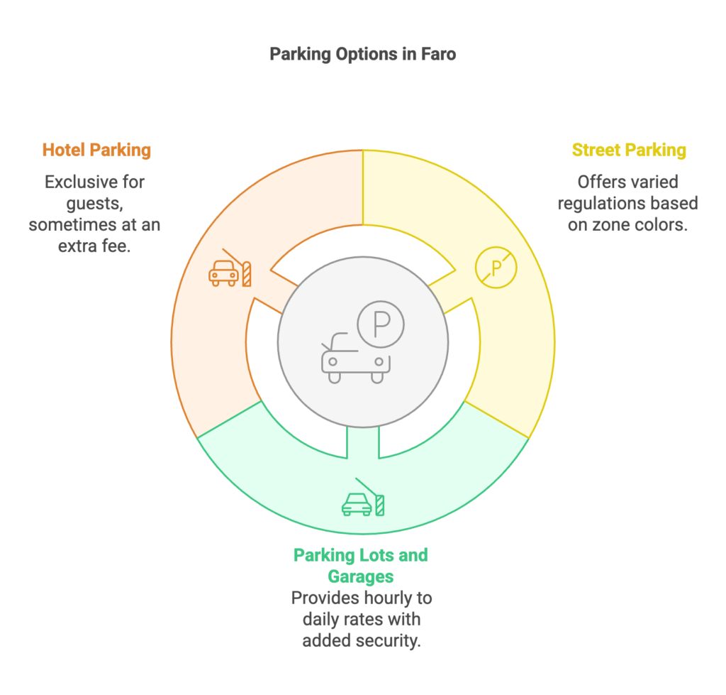 Parking options in Faro Parking options in Faro