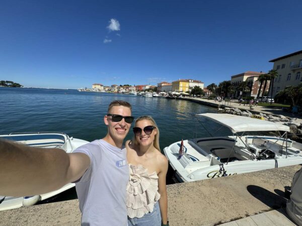Porec Couple By The Waterfront