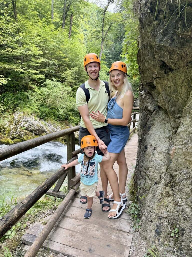 Family Hiking Adventure in Vintgar Gorge