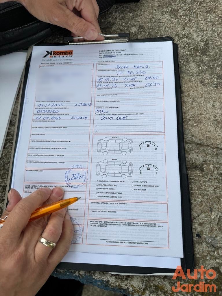 Location de voiture au Monténégro à partir de 10£/10€/10 par jour