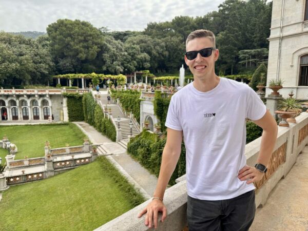 Man In Garden With Sunglasses