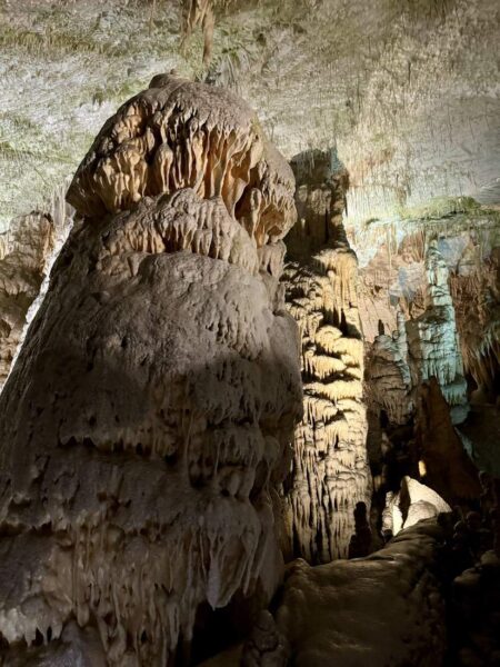 Postojna Cave - Stalactites And Stalagmites In Cave