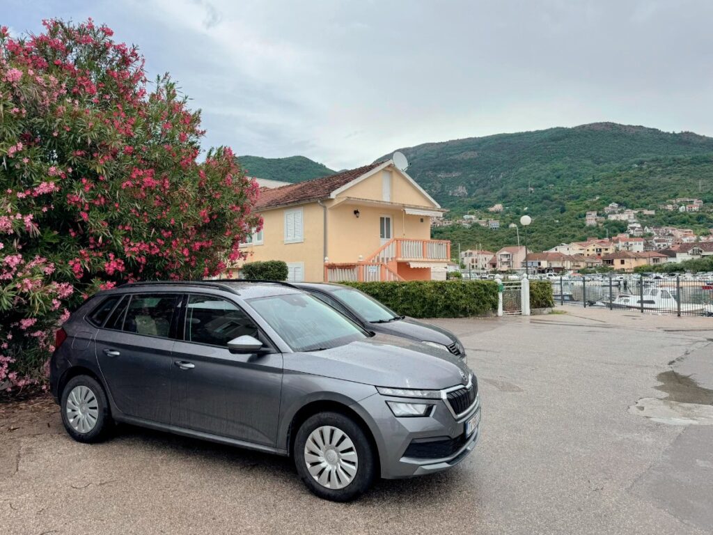 parked car in Tivat