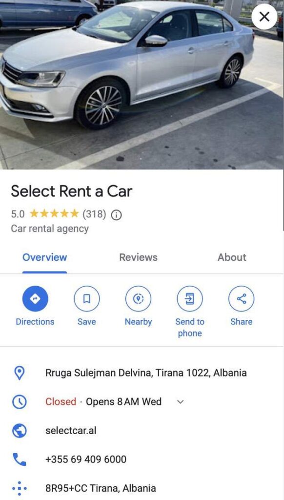 Select Rent a Car