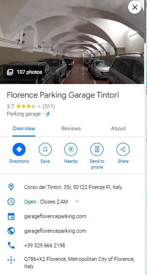 Florence Parking Garage Tintori