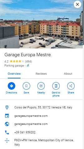 Garage Europa Mestre
