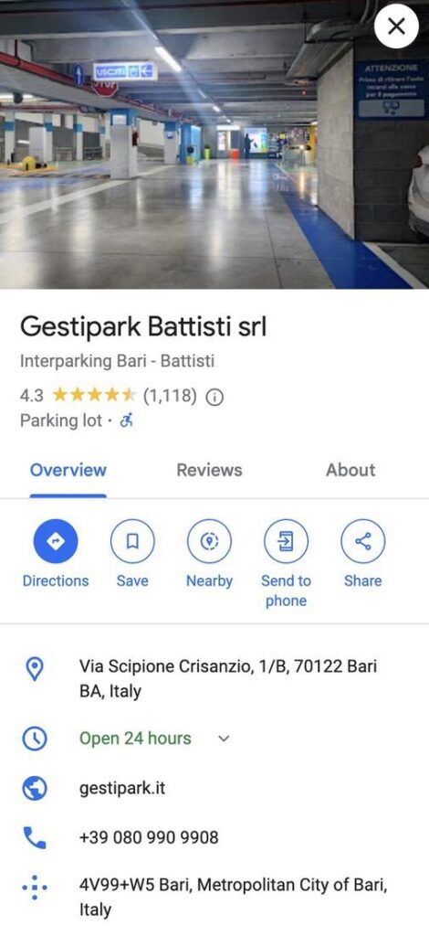 Gestipark Battisti srl Gestipark Battisti srl