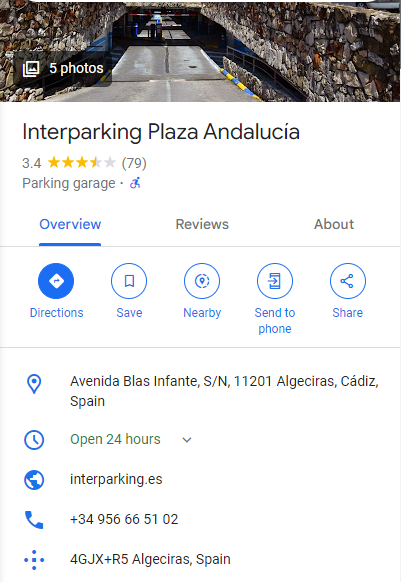 Interparking Plaza Andalucia 1 Interparking Plaza Andalucia 1