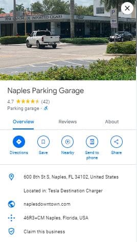 Naples Parking Garage