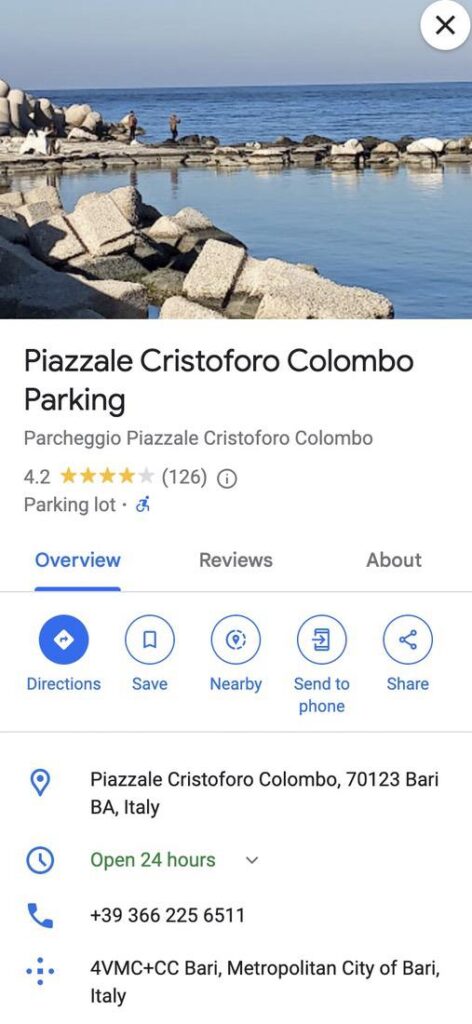 Parking Piazalle Cristoforo Colombo Parking Piazalle Cristoforo Colombo