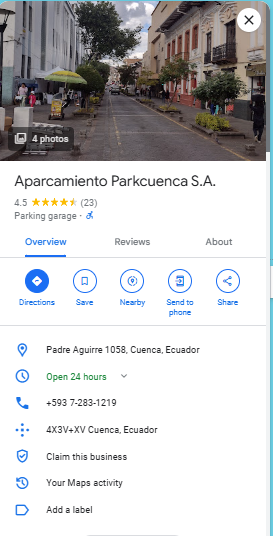 Aparcamiento Parkcuenca S.A