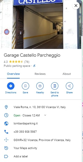 Garage Castello Parking