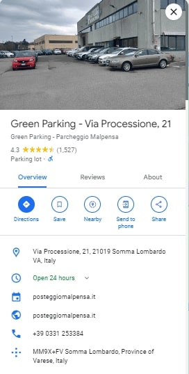 Green Parking Via Processione 21