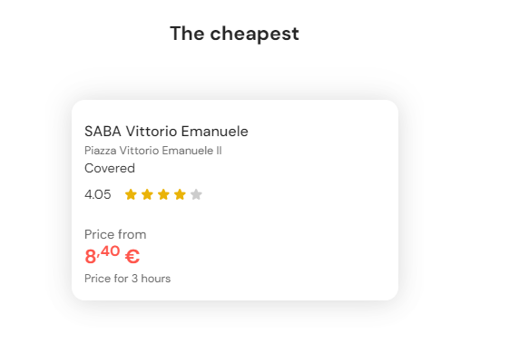 Most central parking in Pisa