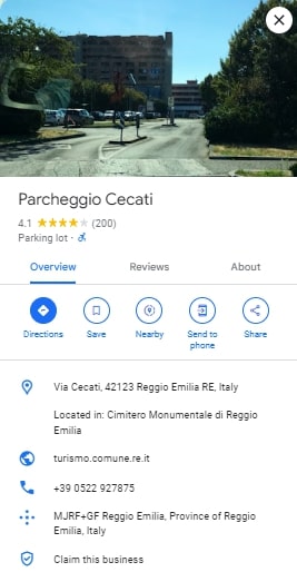 Parcheggio Cecati
