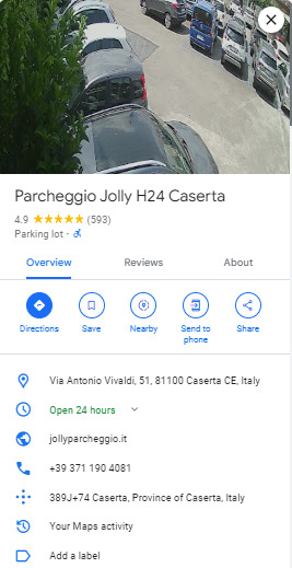 Parcheggio Jolly H24 Caserta