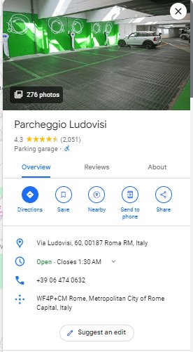 Parcheggio Ludovisi