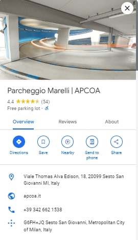 Parcheggio Marelli