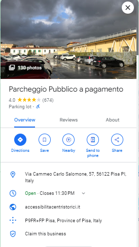 Parcheggio Pubblico a pagamento