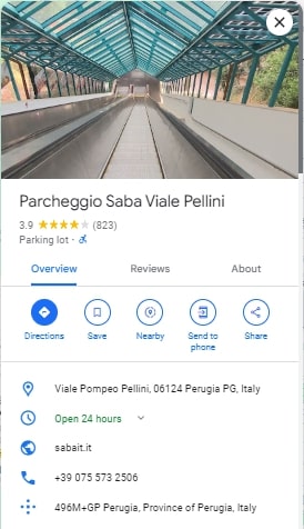 Parcheggio Saba Viale Pellini