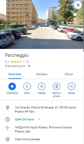 Parcheggio Via Orlando Vittorio Emanuele