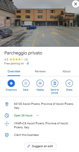 Parking privé