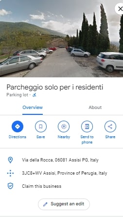 Parking seul pour les résidents Parking seul pour les résidents