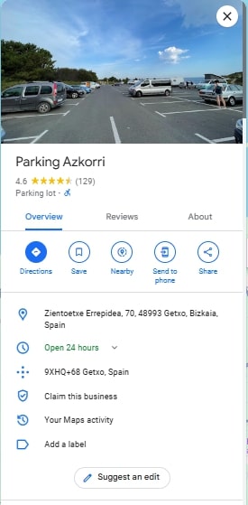Parking Azkorri