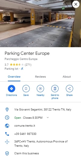 Parking Center Europe Parking Center Europe