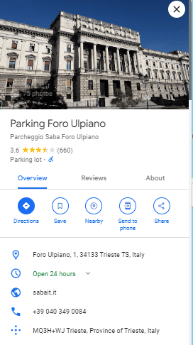 Parking Foro Ulpiano