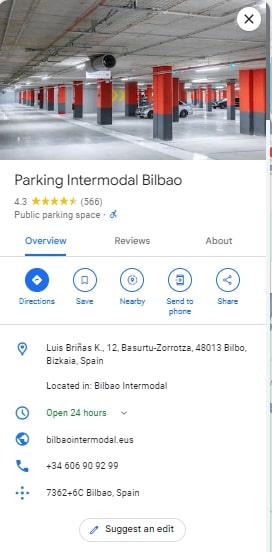 Parking Intermodal Bilbao