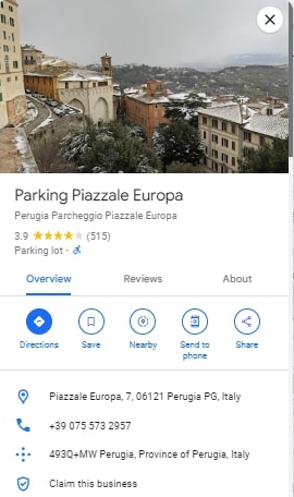 Parking Piazzale Europa
