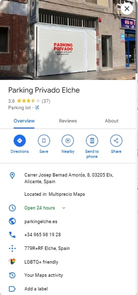 Parking Privado Elche