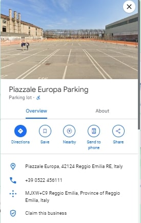 Piazzale Europa Parking