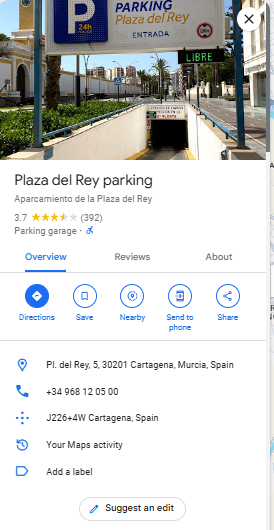 Plaza del Rey parking