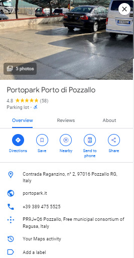 Parc Porto di Pozzallo Parc Porto di Pozzallo