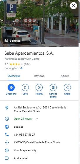 Saba Aparcamientos S.A