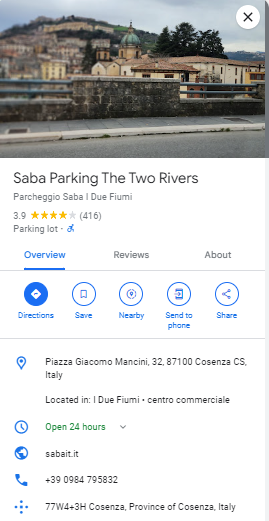 Saba Parking The Two Rivers
