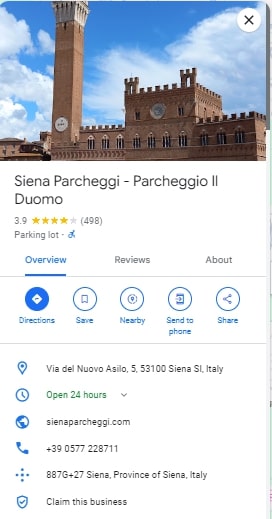 Siena Parcheggi Parcheggio Il Duomo