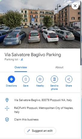 Via Salvatore Baglivo Parking