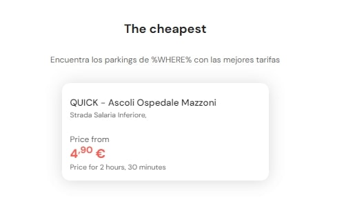 parking le moins cher à Ascoli Piceno