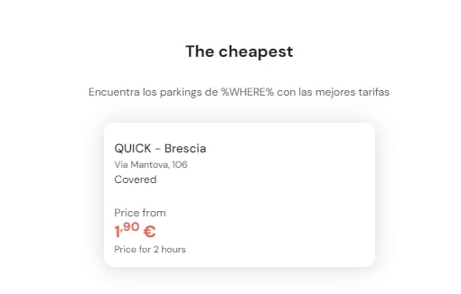 cheapest parking in Brescia cheapest parking in Brescia
