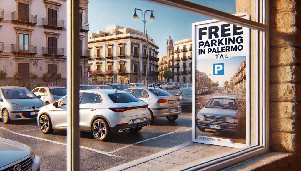 Parking gratuit à Palerme
