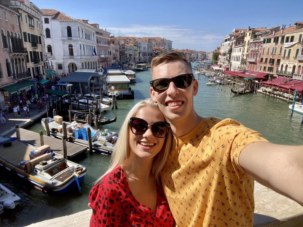 selfie in Venice